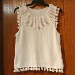Anthropology top made in Turkey size L 80% cotton